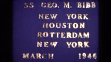Netherlands (1946): Navy Ship In Wwii Sailed From New York To Houston To Rotterdam