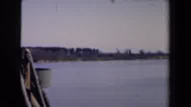 Netherlands (1946): A Boat And Around A Beautiful Landscape With Trees