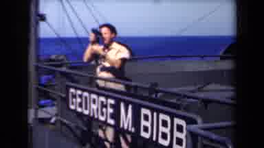 Netherlands (1946): A Young Seaman Documenting The Ocean With His Video Recorder
