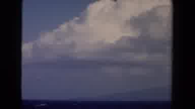Netherlands (1946): Whitecap Waves Appear On The Ocean In Front Of An Island