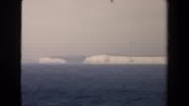 Netherlands (1946): Ocean View Of White Cliffs Dark Water Gray Sky Restless Sea