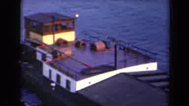Netherlands (1946): Aerial View Of Boat Rocking Gently On Unidentified Body Of