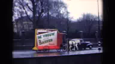 Netherlands (1946): Outdoor Footage Of A Building With A Waterway As Well As A