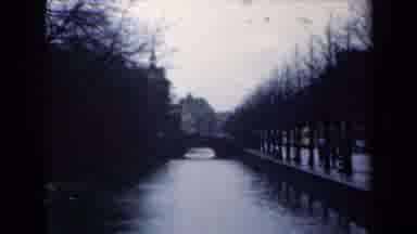 Netherlands (1946): View Of Peace Palace Trees On A Cloudy Winter Day