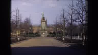 Netherlands (1946): Does This Statue Look Out Of Place Next To A Large Green Field