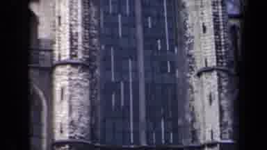 NETHERLANDS-1946: Side View Of Old Gothic Architectural Building