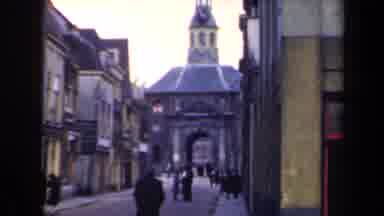 Netherlands (1946): Citizens Walking The Streets Downtown