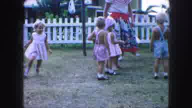 Kansas City Missouri (1959): A Group Of Kids Playing Together On A Spring Day