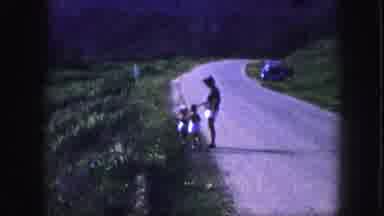 Kansas City Missouri (1959): Mother Daughter Son Car Road Trip Lake Nature