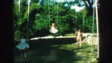 Kansas City Missouri (1959): Kids Enjoying A Fun Time At The Playground With