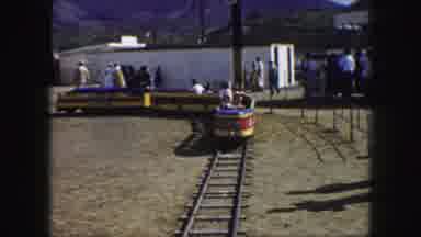 Kansas City Missouri (1959): People Are Enjoying A Ride On A Toy Train The Fantasy