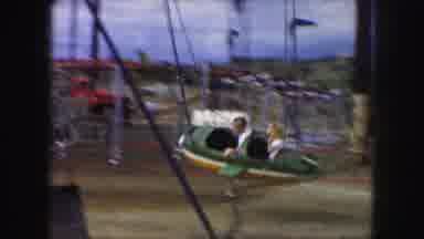 Kansas City Missouri (1959): A Carnival Ride Has Kids Flying Around In Circles