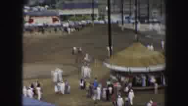 Kansas City Missouri (1959): An Outdoor Festival Or Event Where People Are Having