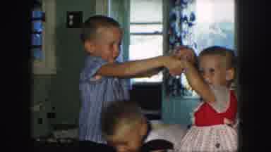 Kansas City Missouri (1959): Many Kids Play And Dance And Then Eat A Meal