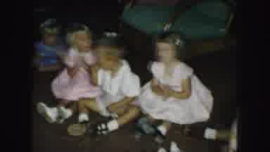 Kansas City Missouri (1959): Well Dressed Children At Nursery School Clapping