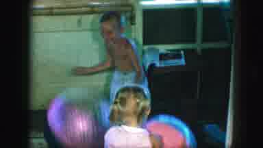 Kansas City Missouri (1959): Mid Century Sibling Children Laughing And Playing