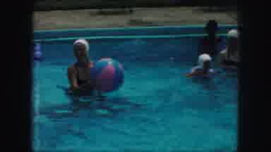 Kansas City Missouri (1959): Vintage Film Of People Swimming In A Pool While One