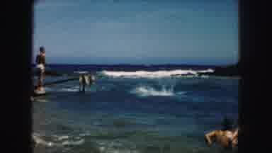Kansas City Missouri (1959): Several People Swimming Diving And Having Fun In A