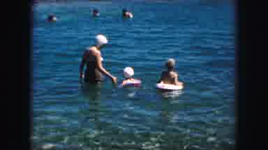 Kansas City Missouri (1959): Swimming In The Lake And Just Having Fun On A
