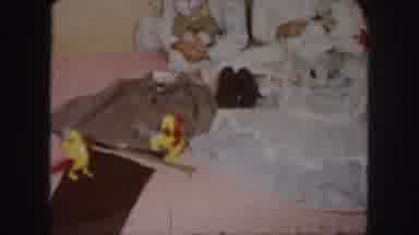 Kansas City Missouri (1959): Young Male Child Trying On New Easter Outfit