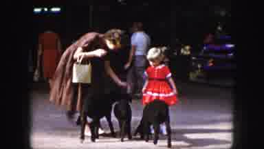 Merry Christmas, kids! Now stop teasing the lamb, Mom's watching!