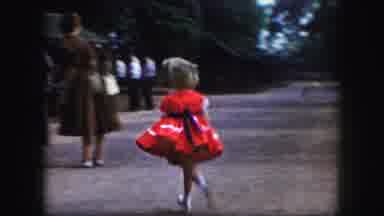 Kansas City Missouri (1959): One View Of A Little Girl Running To Her Parent And A
