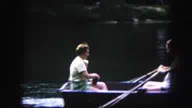 Kansas City Missouri (1959): A Man And Woman Enjoying Time Together In A Rowboat