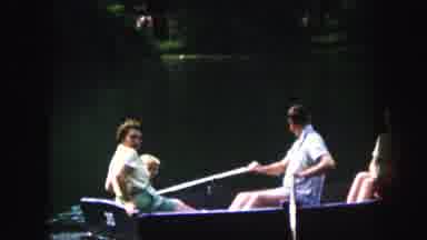 Kansas City Missouri (1959): Family Rowing Boat With Paddles On A Sunny Day