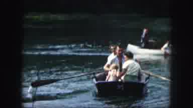 Kansas City Missouri (1959): Family Started In A Canoe And Ended Up Splashing