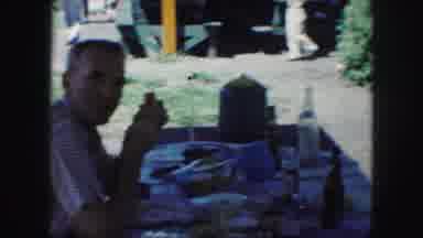 Kansas City Missouri (1959): Family Eating And Drinking At A Party Talking To One