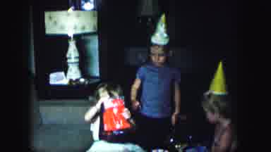 Kansas City Missouri (1959): Retro Footage Of Young Girl Celebrating Her Birthday