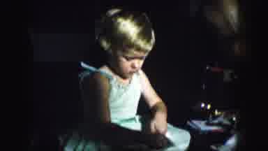 Kansas City Missouri (1959): A Child Playing In The House And Opening Family