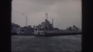 Kansas City Missouri (1959): Archival Footage Of Ships Docked In Unknown Location