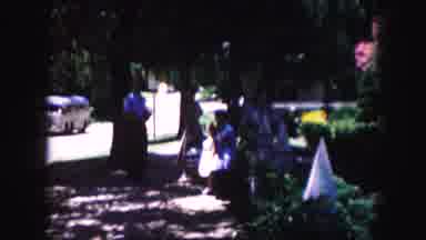Kansas City Missouri (1959): A Horse And Buggy Ride Past Several People In Front