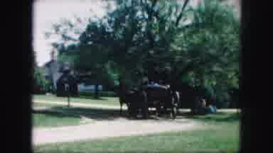 Kansas City Missouri (1959): Old Building Shown And A Old Wagon Being Pulled By