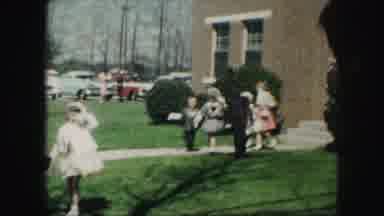Kansas City Missouri (1959): Kids Playing At A Wedding