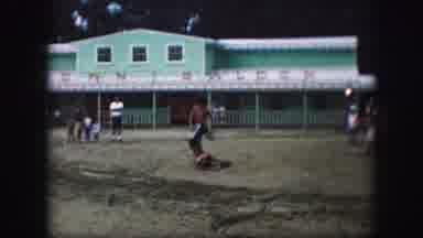 Kansas City Missouri (1959): Native American Dancing At A Lodge With Christmas