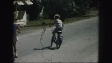 Kansas City Missouri (1959): The Whole Neighborhood Enjoying A Day Of Bike Riding