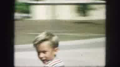 Kansas City Missouri (1959): Kids Having Fun In A Park With A Grass Over Grass