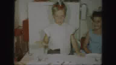 Kansas City Missouri (1959): Sneezing Birthday Boy Turning Five Years Old