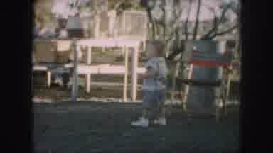 Kansas City Missouri (1959): Two Little Boys At The Park On A Sunny Day Playing
