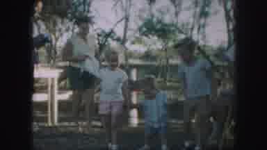 Kansas City Missouri (1959): This Lovely Outdoor Scene Shows A Brother And Sister