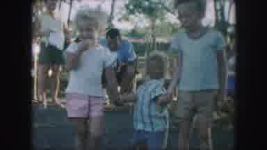 Kansas City Missouri (1959): Family Picnic Showcases Kids Having Fun And Riding