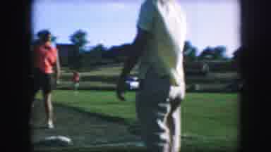 Kansas City Missouri (1959): Group Of People Playing Baseball Together And Having