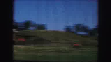 Kansas City Missouri (1959): Baseball Field Practice Running Catching Trees Grass
