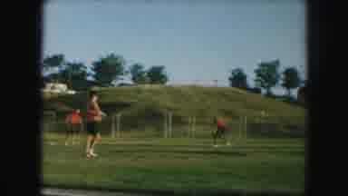 Kansas City Missouri (1959): Several Adults Playing An Outdoor Activity On A Sunny