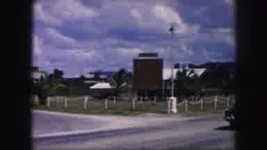 Kansas City Missouri (1959): Car Passing By Marine Site In A Beautiful Sunny Day