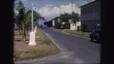 Kansas City Missouri (1959): A Quiet Street And A Bay With A Speedboat And A