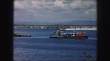 Kansas City Missouri (1959): Plane Taking Off Over Water
