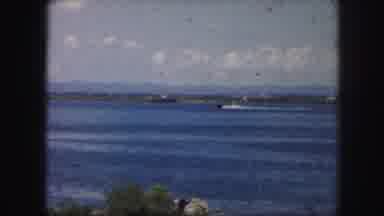 Kansas City Missouri (1959): A Speed Boat Or Jet Ski Takes Off Across The Lake